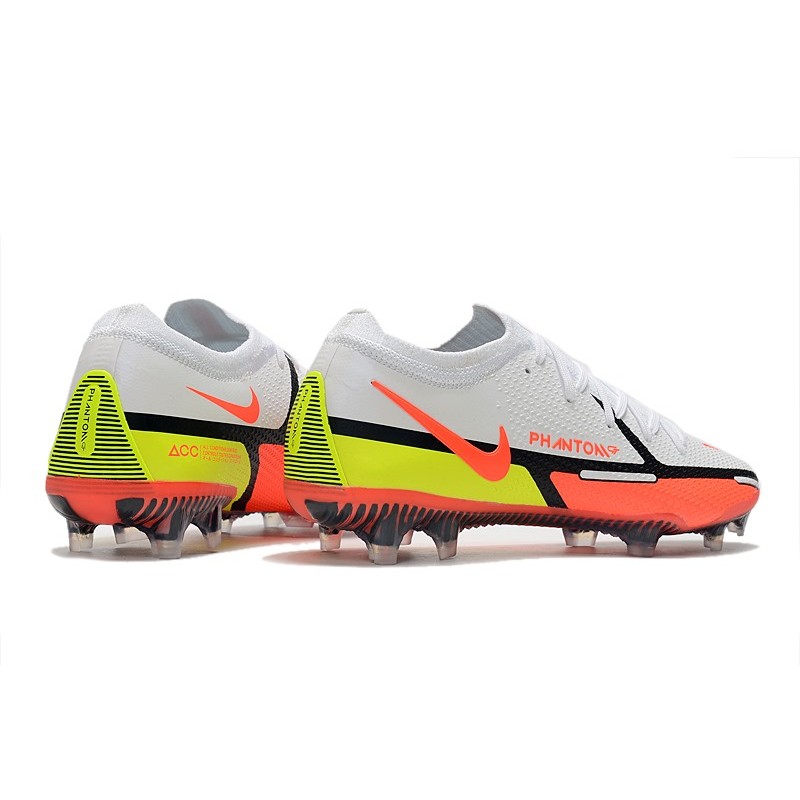 Nike Phantom GT Elite FG Motivation Bílá Červená Neon Černá